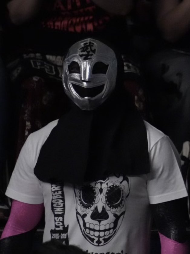 bushi マスク イラスト 新日本プロレス・BUSHI・デビュー15周年記念
