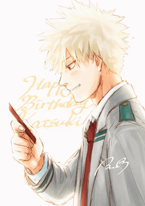 春生まれの君へ#爆豪勝己誕生祭2025 #爆豪勝己生誕祭2025 