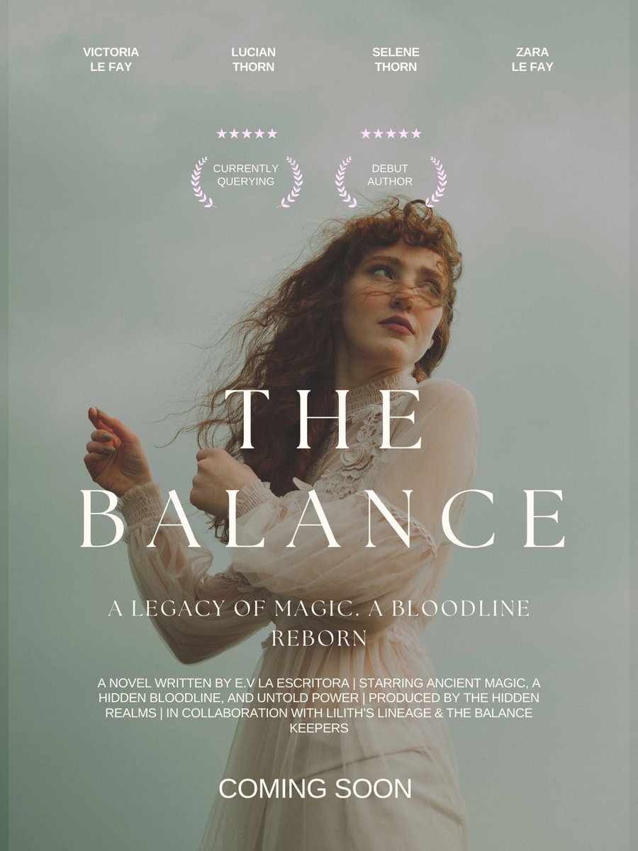 The Balance is a YA fantasy about a girl uncovering the power her ancestors died to protect.
✨Magic. Memory. And a truth they tried to erase✨
#PosterPitQ #YA #Fantasy #DebutAuthor #AmQuerying #BIPOCAuthor