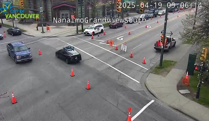 #VancouverBC Grandview Highway by Trout Lake at Nanaimo St, looking very busy both directions. Traffic is crawling from Garden to Slocan Street due to weekend road work. Nanaimo by Grandview both ways also impacted. Take Broadway or Victoria Drive to avoid the slowdown.