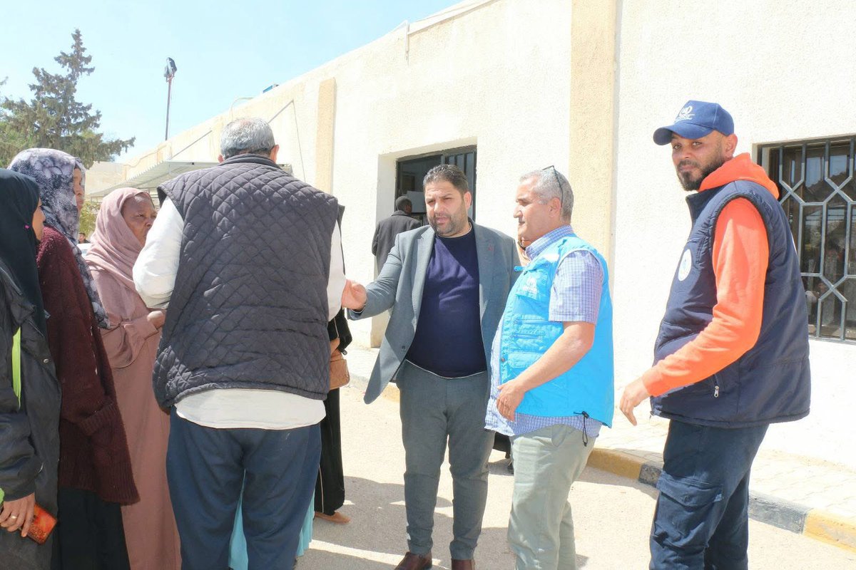 libya_aid's tweet photo. President of the Libyan Relief and Humanitarian Aid Authority Follows Up on the Distribution of Aid to Sudanese Refugees and Listens to Their Feedback https://t.co/qEXkLcdgRW