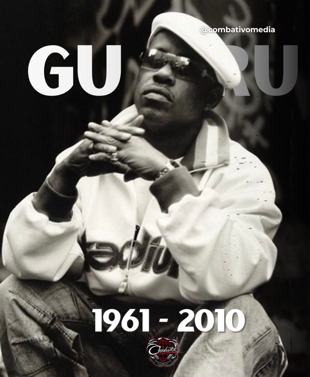 CombativoMedia's tweet photo. 15 Años sin Guru.
#Gangstarr #DescansaEnPoder https://t.co/dMFCme1exd