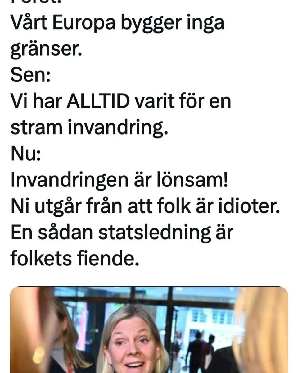 @socialdemokraternas Top4 det mest hemska parti som finns i #sverige 
Självklart uńder #miljöpartiet #centerpartiet #vänsterpartiet FYFAN va dom är hemska!!