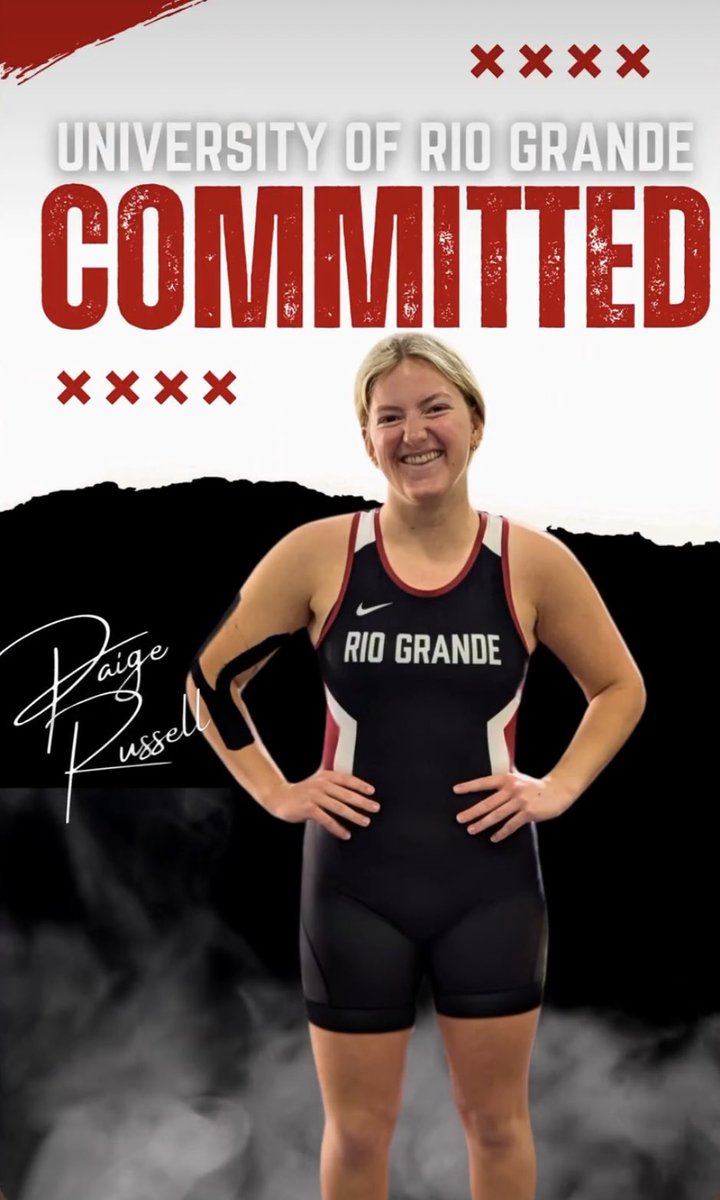 Congrats to Senior Captain Paige Russell who will continue her academic &amp; athletic career at the University of Rio Grande in Rio Grande, OH!