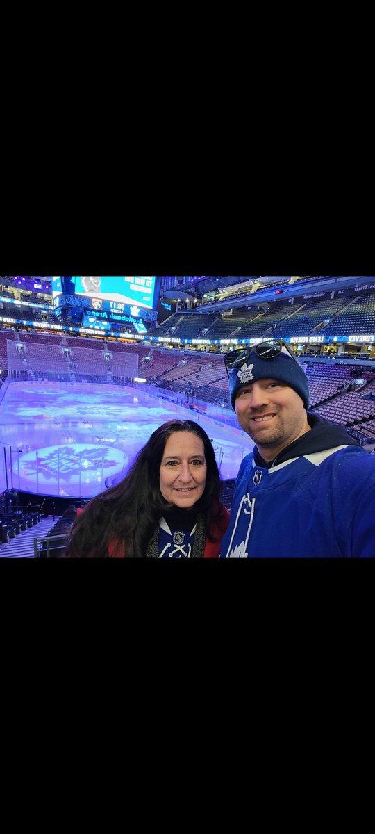 JHake83's tweet photo. @Xposed @MapleLeafs I'd bring my mother to the game
 I took her last year for her birthday! https://t.co/Cvc1Y7Zuxx