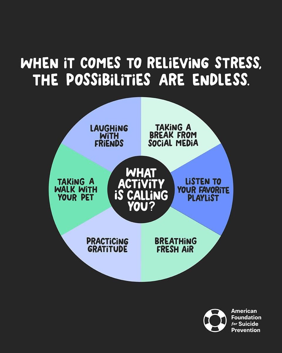 What helps you relieve stress?💭

#StressAwarenessMonth