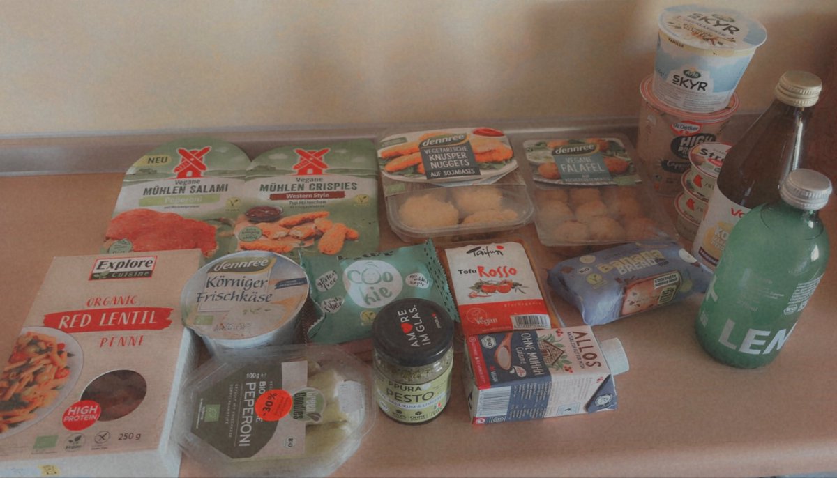 Alright here’s my shopping from today!

Most of it is vegan or vegetarian (I’ve already eaten the nuggets, and they’re amazing) (˶˃ ᵕ ˂˶) .ᐟ.ᐟ