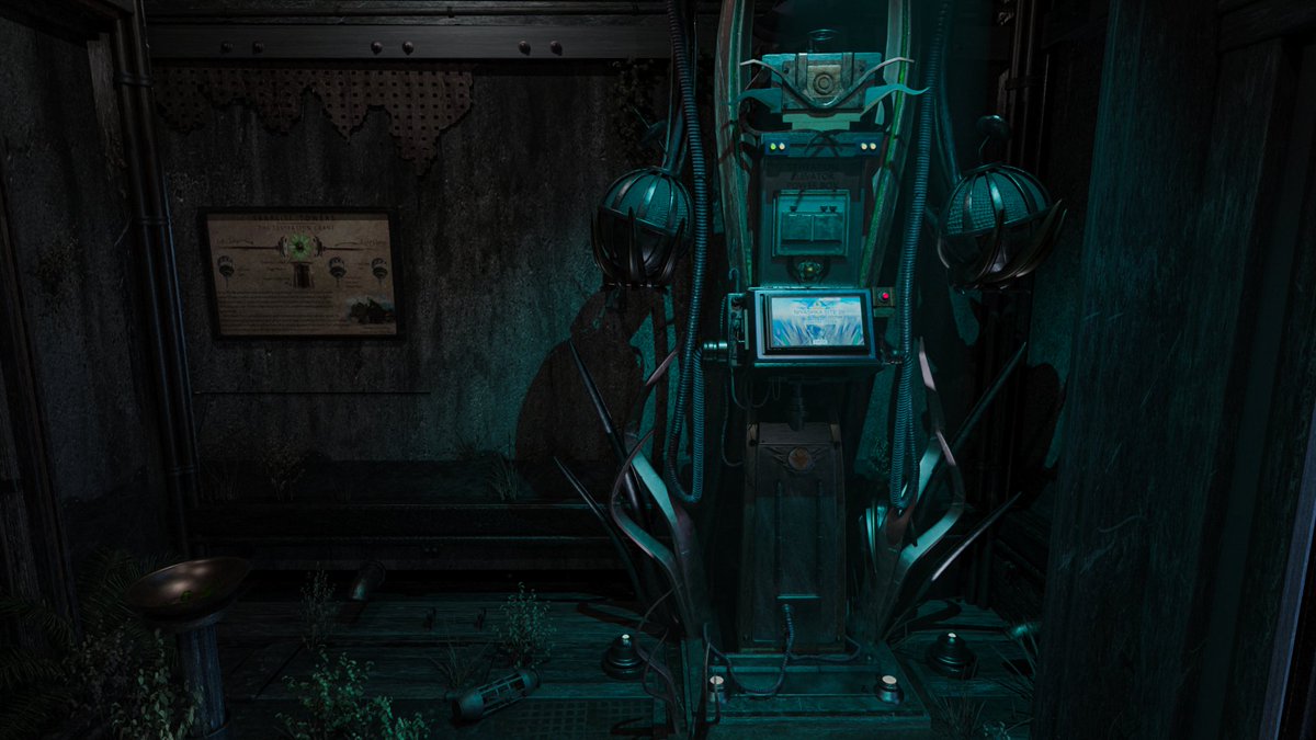 NeyyahGame's tweet photo. As you explore Neyyah, you must learn to use machines that will help you progress further through the game world! WISHLIST NEYYAH: https://t.co/t5d7nRv3JR #screenshotsaturday #adventuregame #gaming #upcoming #neyyah #FPA #firstpersongame #gameart #indiegame #gamedev #screenshot https://t.co/7QtkUzwvXG