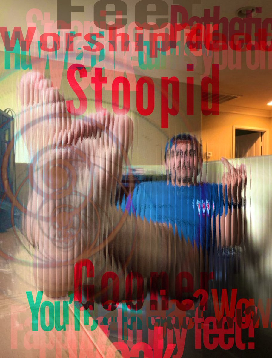 You wanted to be a foot f@g, so that’s all you’re going to get. Stoopid Gooner 🙄