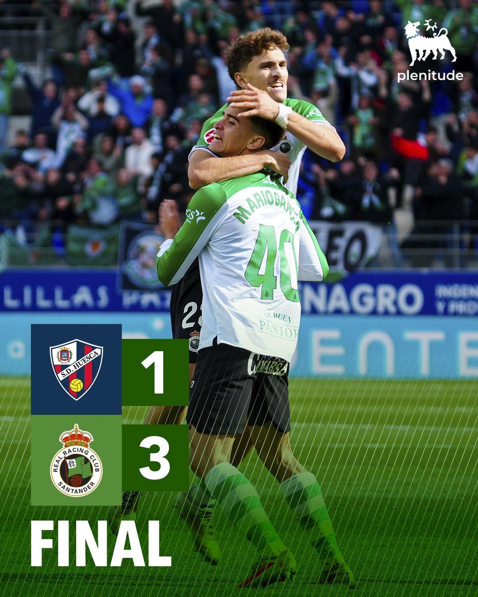 ⏹️ ¡FINAAAAL!

Huesca 1-3 Racing

(🎯 Mario, Andrés y Arana)

#️⃣ #HuescaRacing