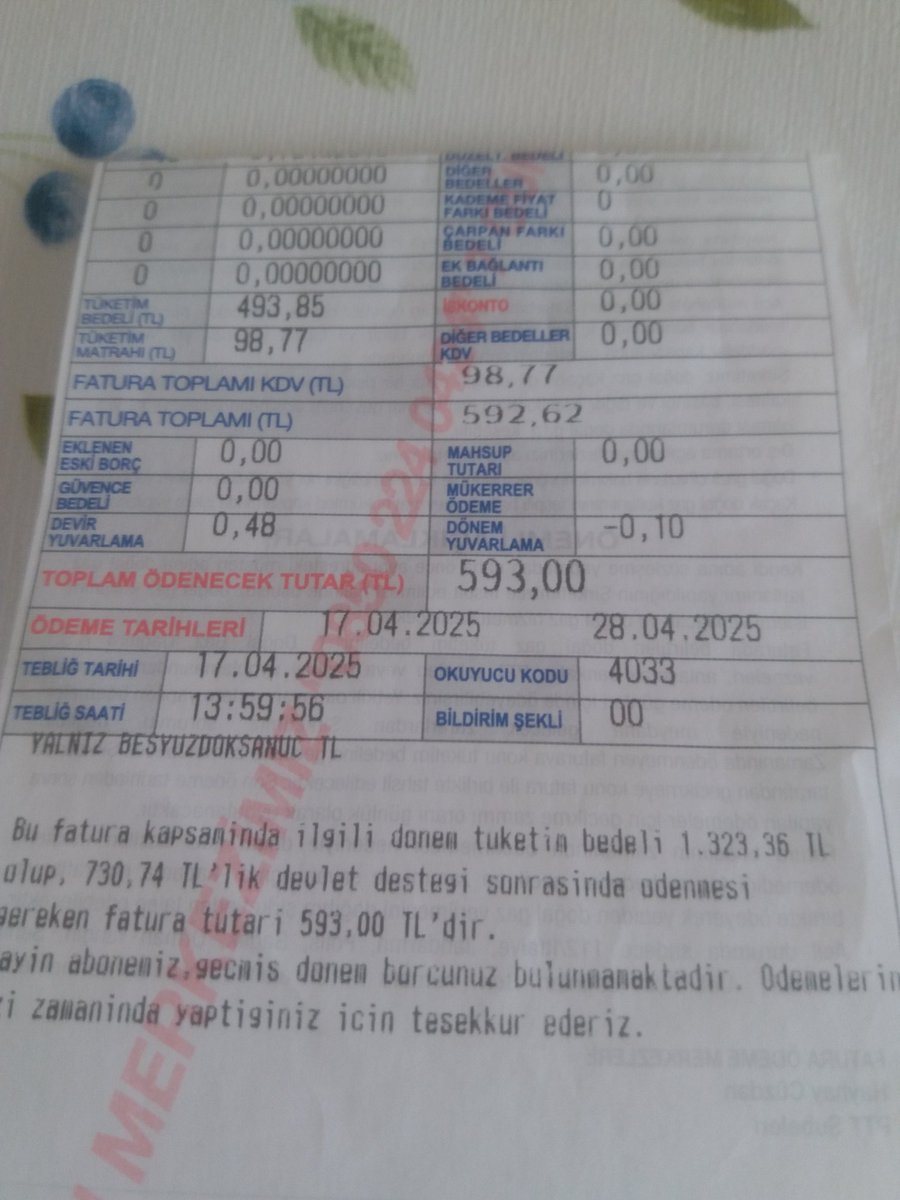 Nihalce8's tweet photo. En yüksek derece de yaktığım ocak ayında bile tam 1000tl ödemişken, yakmadığım ayda 1323tl gelmiş devlet yarısını benim için ödemiş 593tl ye düşmüş YERSEN... Devlet olarak bari yalan söylemeyin ayıptır ayıp! https://t.co/IssqG96ZGG