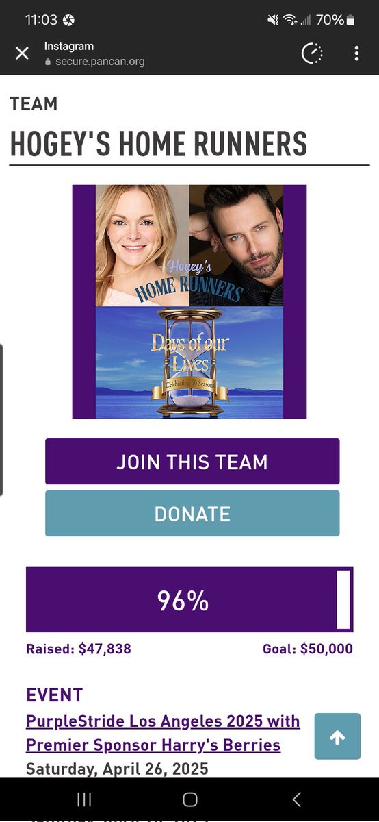 lundt06's tweet photo. One week left! $2,162 away. It's time for a home run. @ericmartsolf @Marth27, @AmyJean19302 @DaysPeacock #ForDrake. https://t.co/EXdbcjtewU