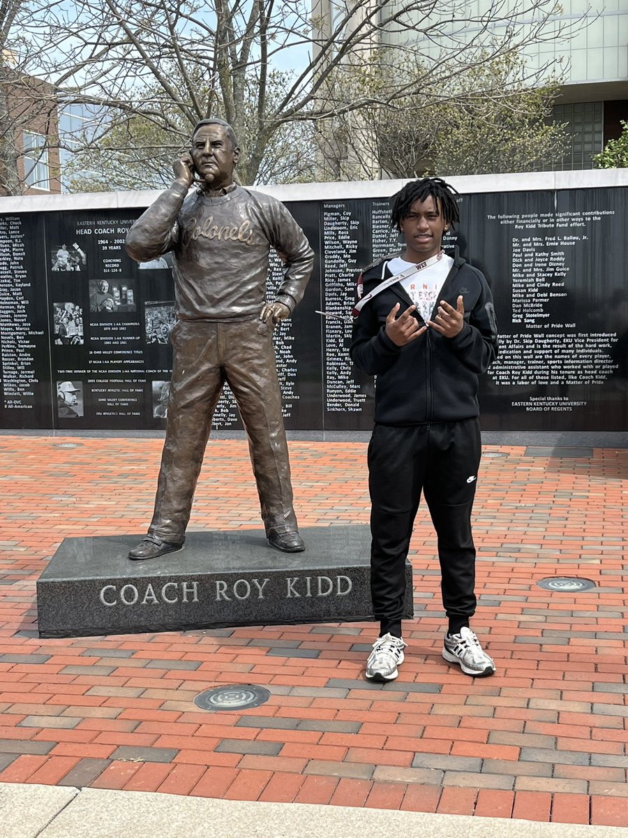 CassiusHocker_'s tweet photo. Had a great time watching @EKUFootball spring practice today.@jaxegan_eku @EKUWWells @coachnatemcpeek https://t.co/kMI4XcmqTO