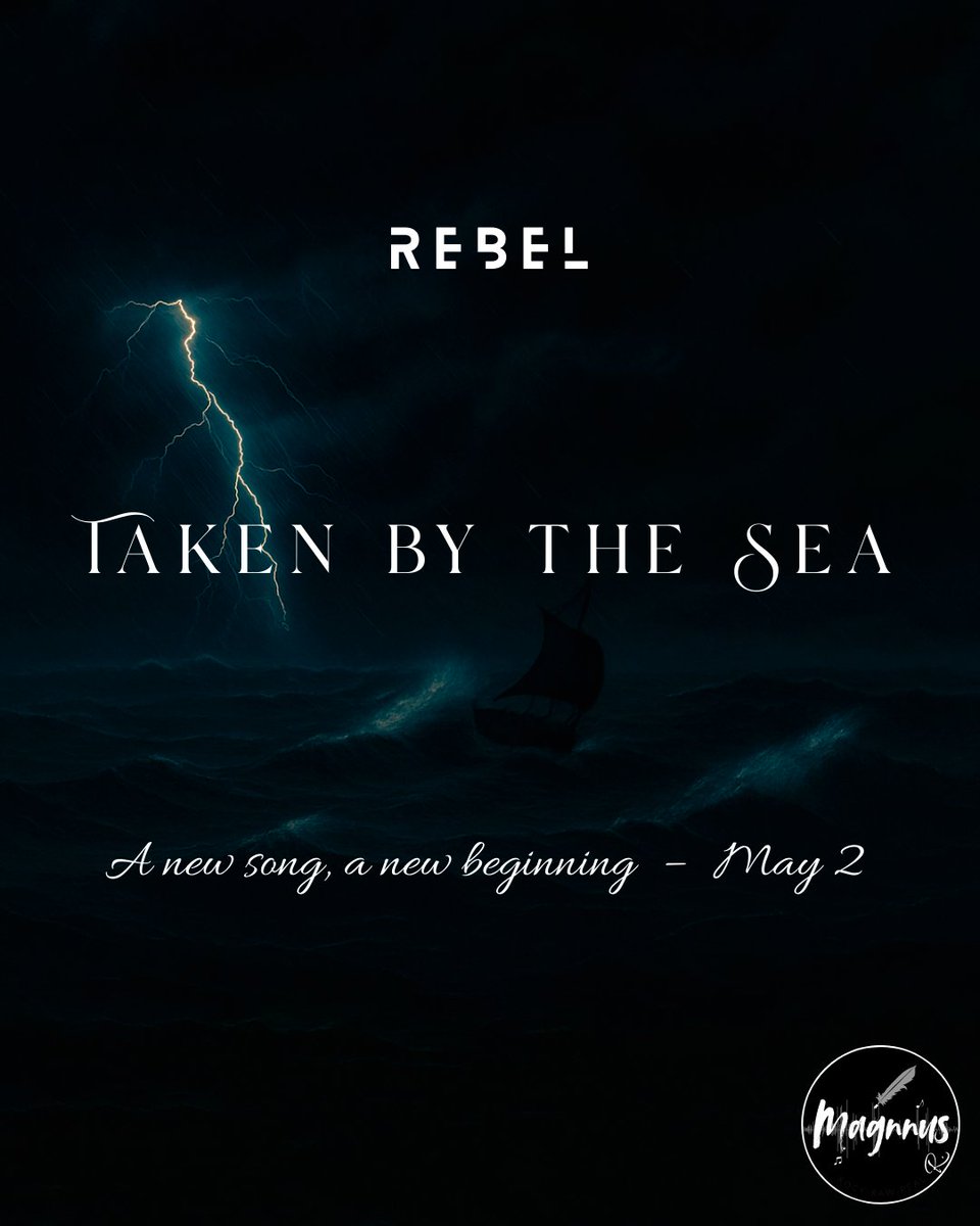 MagnnusR's tweet photo. 🌊 Something stirs beneath the waves…
⚡️ A storm is coming.
TAKEN BY THE SEA
A new song · May 2
From the upcoming album — REBEL

#TakenByTheSea #Rebel #MagnnusR #NewSong #ComingSoon #DarkRockVibes https://t.co/3ishMR7iP6