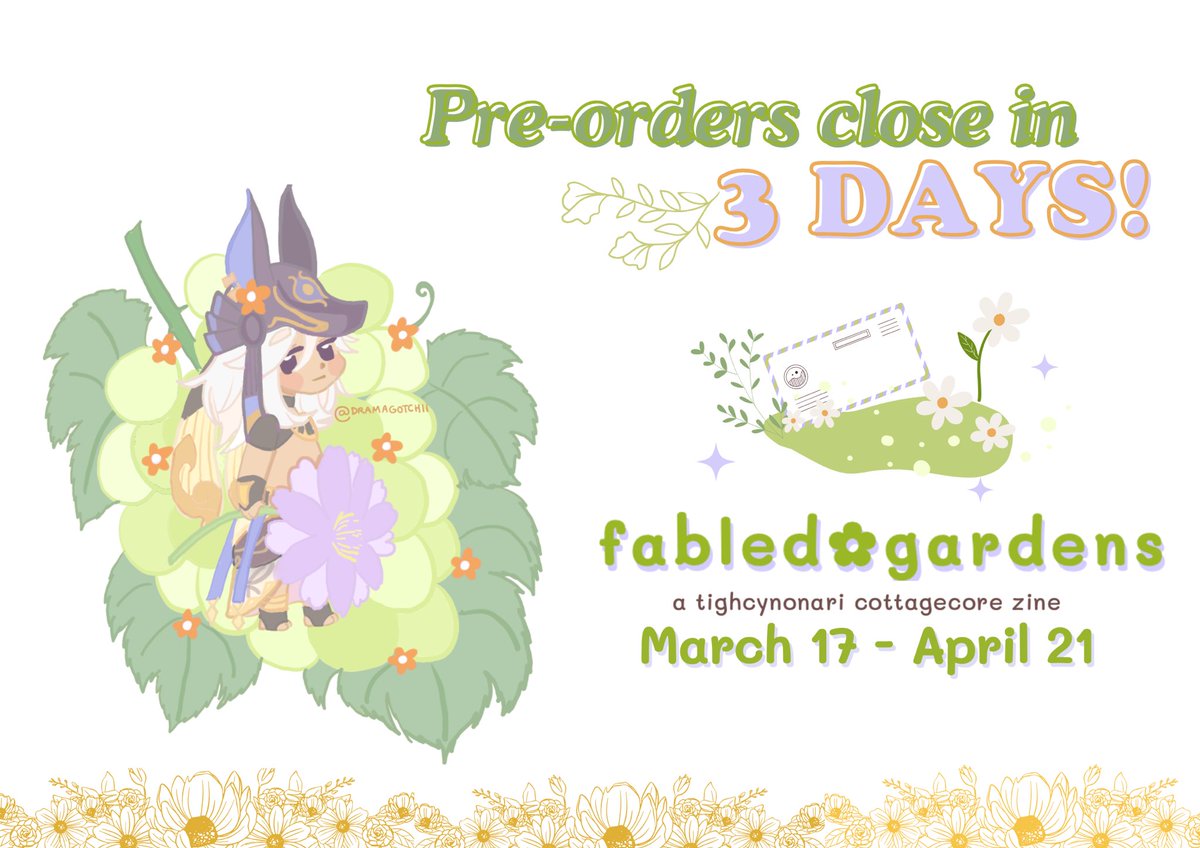 🌿fabled gardens 🍂tighcynonari cottagecore zine tweet media