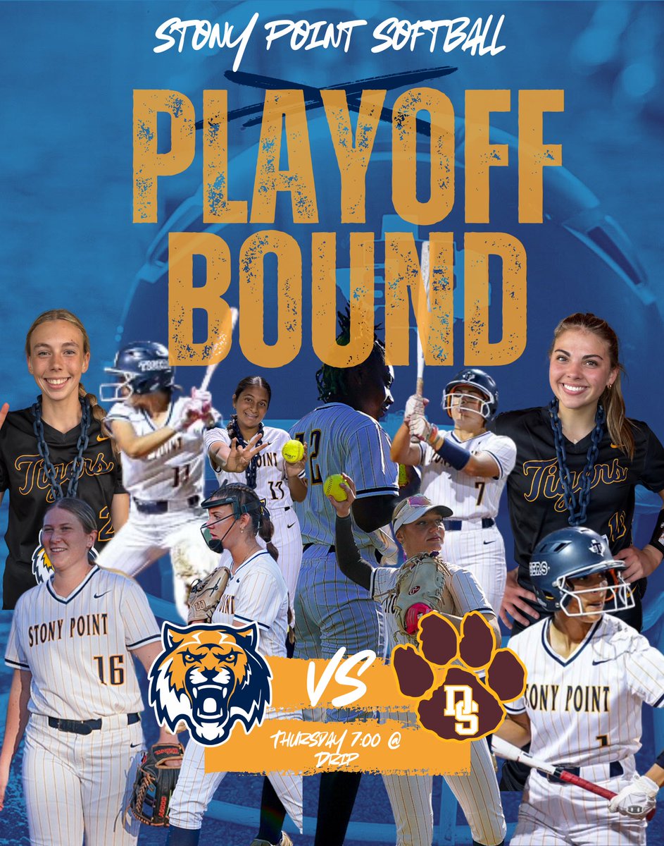 It’s go time! 🐅

Bi-District starts Thursday! 

Game 1 vs Dripping Springs
📍 Dripping Springs 
🕕 7:00