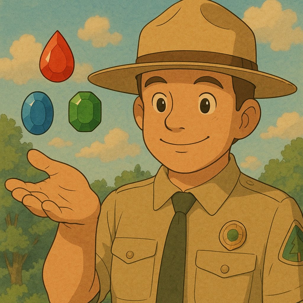You collecting gems this weekend, ranger?
