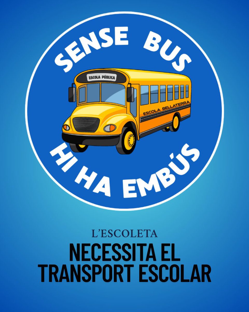 A Cerdanyola 141 infants es queden sense autocar escolar. El mitjà de transport és converteix en obstacle a l’accés a l’escola pública i en promou la segregació.  <a href="/AbejaJusticiera/">Abeja Justiciera</a>