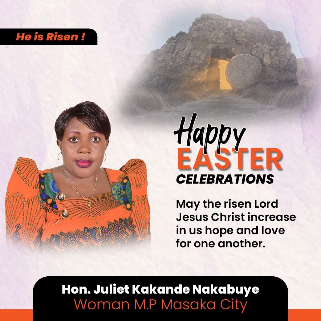 "In all these things,we are more than conquerors through him who loved us,"-Paul declared in Roman's 8:37 

To all Ugandans,especially the people of Masaka City,I wish you #HappyEaster weekend 

<a href="/DemoAllienceUg/">Democratic Alliance Uganda</a> <a href="/MathiasMpuuga/">Mathias Mpuuga</a> <a href="/_Huza01/">Ziga_lya_mese</a> <a href="/joycebagala1/">Joyce Bagala Ntwatwa</a> <a href="/AbedBwanika/">Abed Bwanika</a> <a href="/zimulaismael26/">~KABZ MEDIA</a>