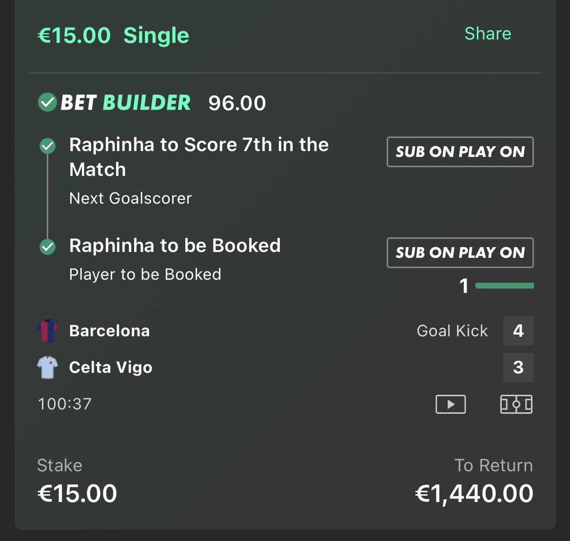 Jamesfing44's tweet photo. @CaardBets I had him in the benfica game as well hahaha was sickening https://t.co/AkDjMLSHsI