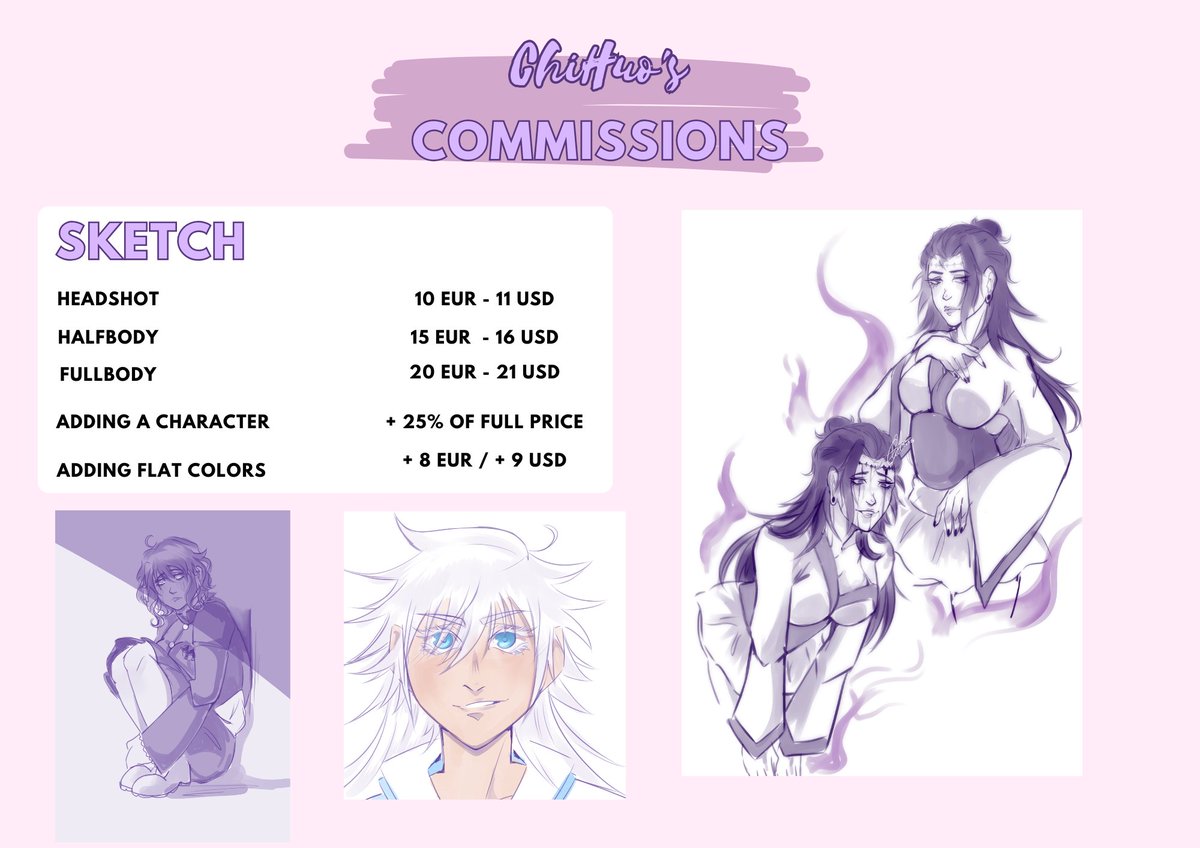 xChiHuox's tweet photo. Hello ! 💕New commissions sheet dropped , new deals and options!  For any question please feel free to DM me ! Any repost and support is highly appriciated  📷 #commissionsopen #opencommissions #Commission #dndart #JujutsuKaisen #ocart #oc https://t.co/vw82BtnwCw