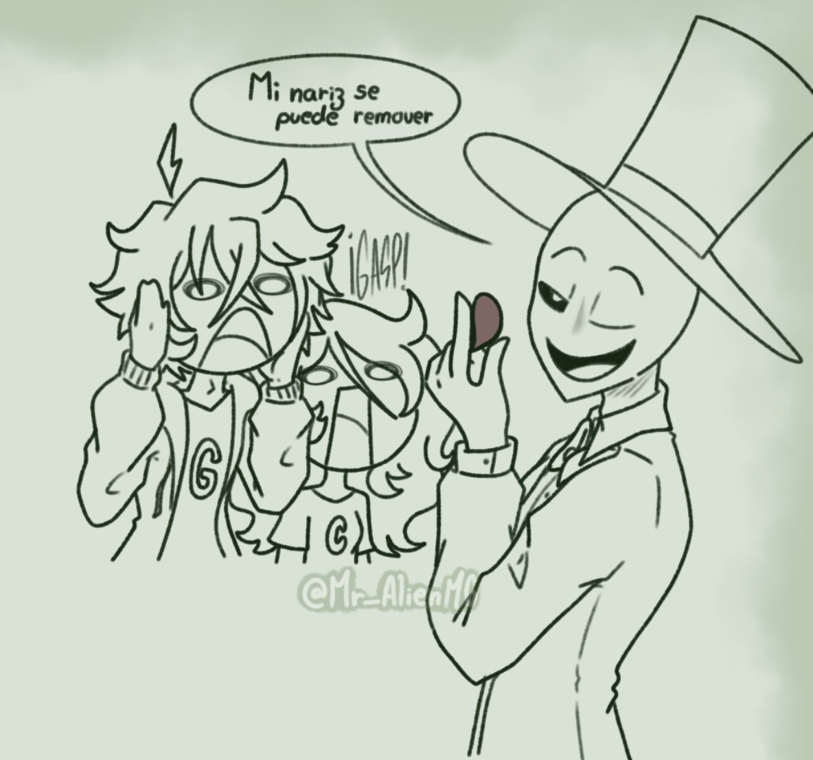 Mr_AlienMG's tweet photo. Más dibujos del personaje de un amigo en diferentes estilos? Verciones?
#dibujo #dibujodigital #draw #avatar #Oc #personaje #FNAFHS #BENDY? Como llamo a lo último, cartoon?? X'P https://t.co/rfTeo5ZFiP