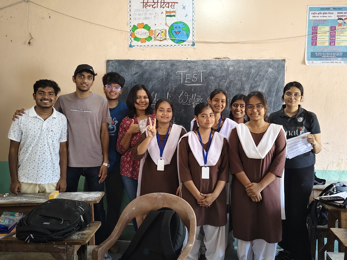 Unnati_Welfare's tweet photo. 🎯After weeks of inspiring discussions, today we wrapped up our final #NETRITVA workshop with the amazing students of Class 11 at Girls Inter School, Sabour.
A journey of career clarity, growth, and self-belief. 🌱
#CareerAwareness #GuidedGrowth #TransformingEducation https://t.co/NktNrMtfnd