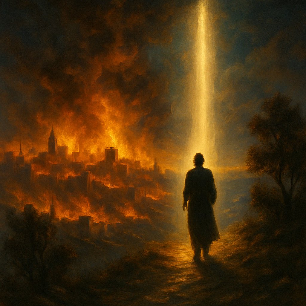 AgapeSowers's tweet image. “The Lord knows how to deliver the godly and still keep judgment ready for the wicked.” – 2 Peter 2:9

If the darkness around you feels suffocating, remember Lot.
God pulled him out just in time—and He’ll do the same for His remnant.
Stay righteous. Stay ready.

#AgapeSowers