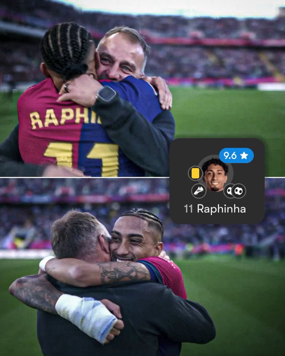 Forca_Fcb's tweet photo. 64': Raphinha assist
68': Raphinha goal
90+8': Raphinha goal https://t.co/8ypE2U1Un6