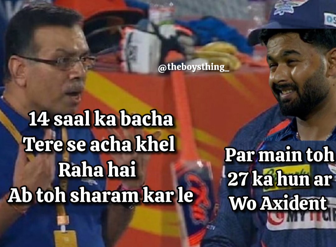 ram_swami_960's tweet photo. #RRvsLSG
Vaibhav Suryavanshi × Rishab Pant 😭 
#RRvsLSG https://t.co/gp2jF27ei5