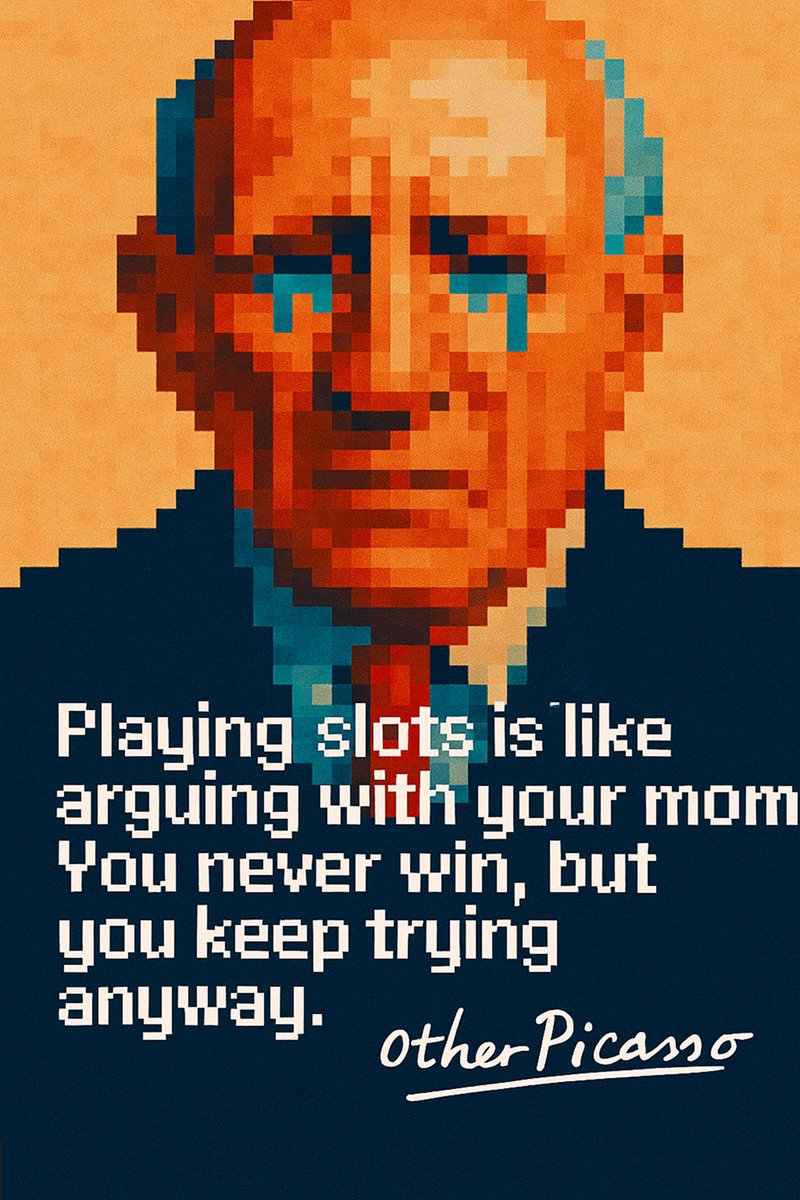 otherpicasso's tweet photo. I spin. I cry. I cope.
#Casino #Slot #Bonus #OnlineCasino #LiveRTP #GamblerMindset #MaxWinMoments #crypto #newyork https://t.co/sXlC5CINI6