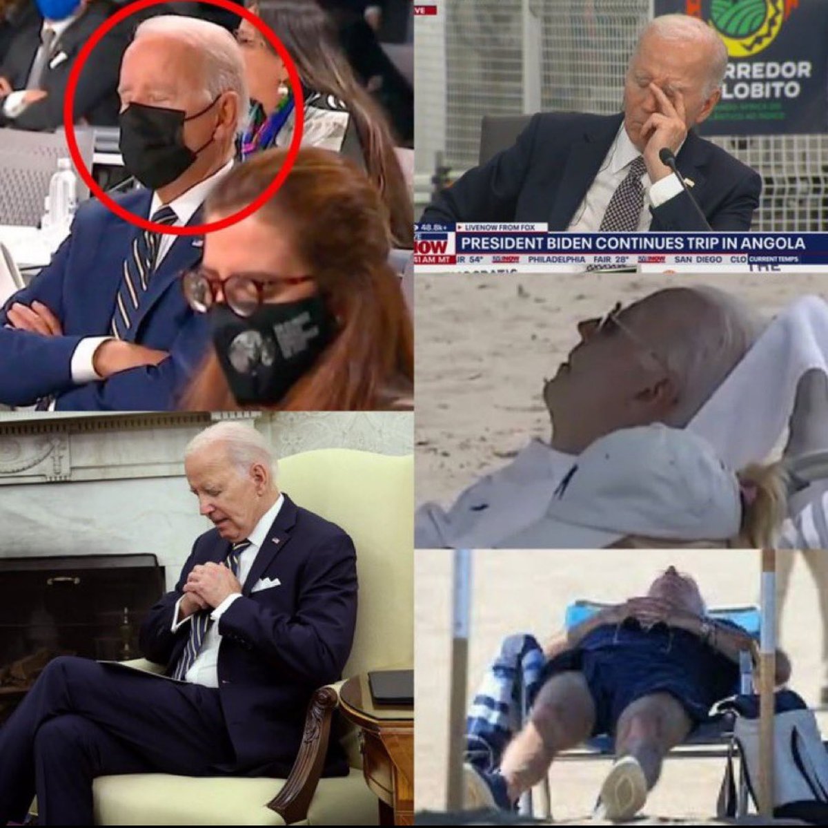 He wasn’t even there when he wasn’t asleep….. and the courts did nothing.