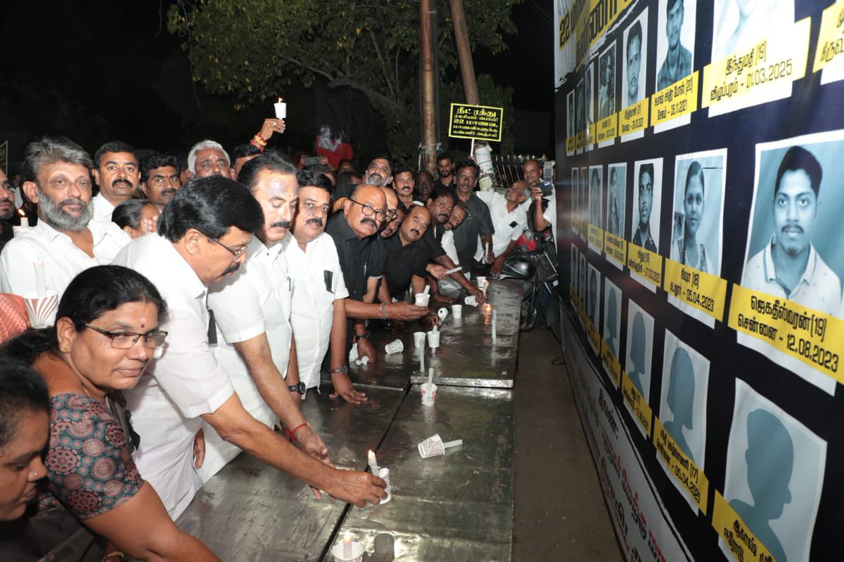 GunasekaranMLA's tweet photo. பொம்மை முதலமைச்சர் திரு.ஸ்டாலினும், திரு.உதயநிதி ஸ்டாலினும், NEET நுழைவுத் தேர்வை ஆட்சிக்கு வந்தவுடன் ஒரே கையெழுத்தில் தமிழ்நாட்டில் இருந்து ஒழித்துவிடுவோம் என்று பொய் வாக்குறுதி கூறி, 2021-ல் திமுக ஆட்சிக்கு வந்தது முதல் இன்றுவரை நீட் தேர்வு அச்சத்தால் தமிழ்நாட்டில் தங்களது https://t.co/7mfBjMlGzx