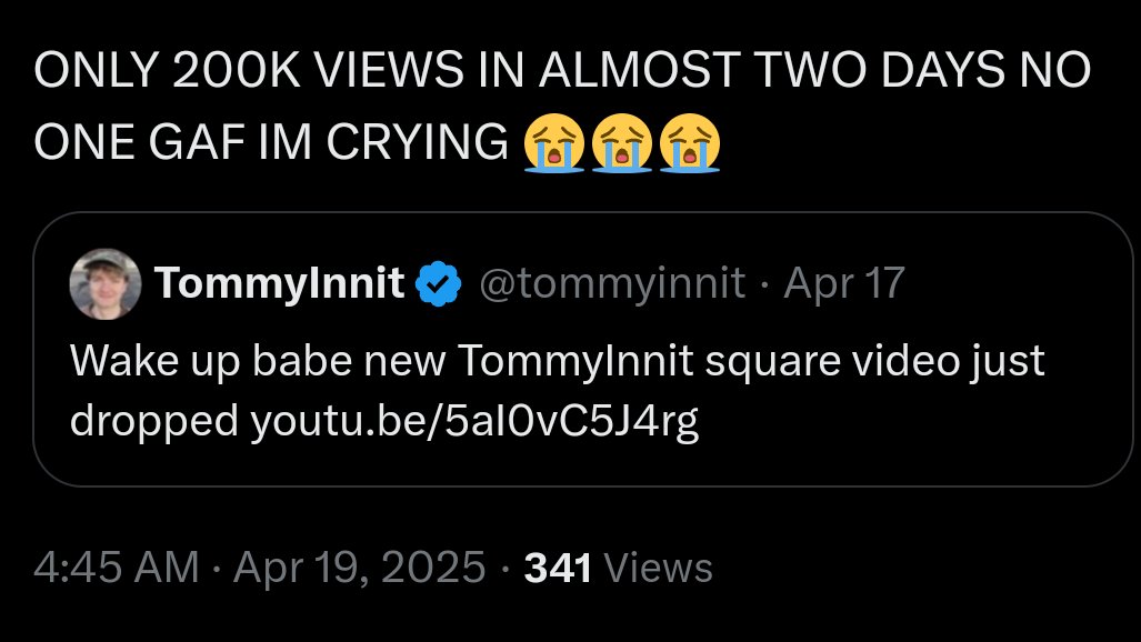 gamblefold's tweet photo. god forbid hes putting his time into stuff he ACTUALLY enjoys like his podcast and his standup and doesnt milk the SHIT out of the same game for years on end like a CERTAIN someone https://t.co/w26OtfYug3