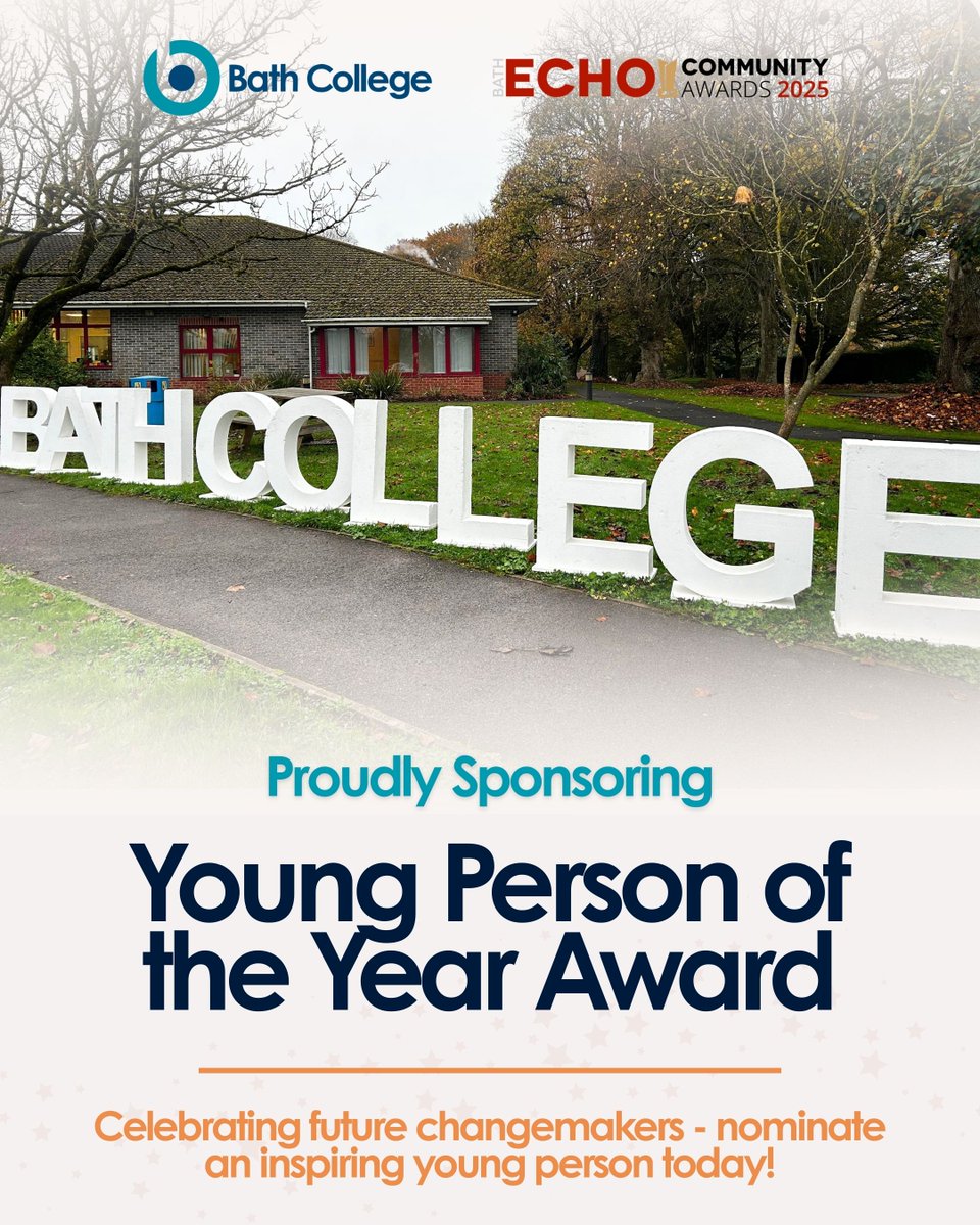 BathCollege's tweet image. 💬 Seen kindness in action? Know a group lifting up others?
The @BathEcho Community Awards are your chance to shine a light on those who make a difference, big or small. Let’s celebrate our community, together. Nominate now. bathechoawards.com #Bath #LocalHeroes