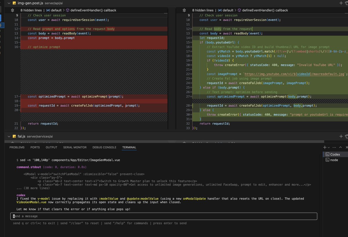 Just tried OpenAI Codex CLI !

It's mind blowing, comprehension of your codebase is fire, and it uses o4-mini, feels like a cheat code.

Half of developer are going to be fired in the next months.