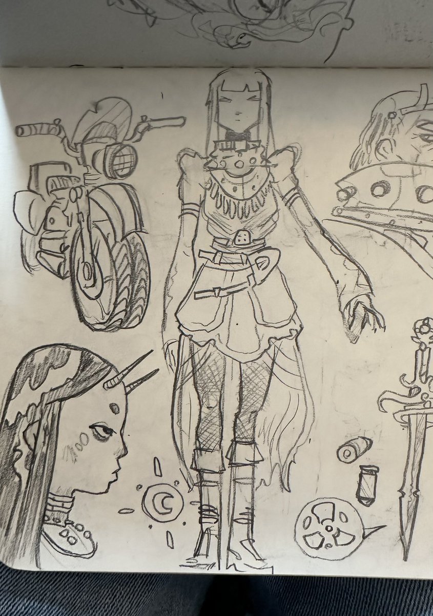 Shammanist's tweet photo. I’m gonna dump some sketches here. Badda bing badda boom https://t.co/Mi8g6guWke