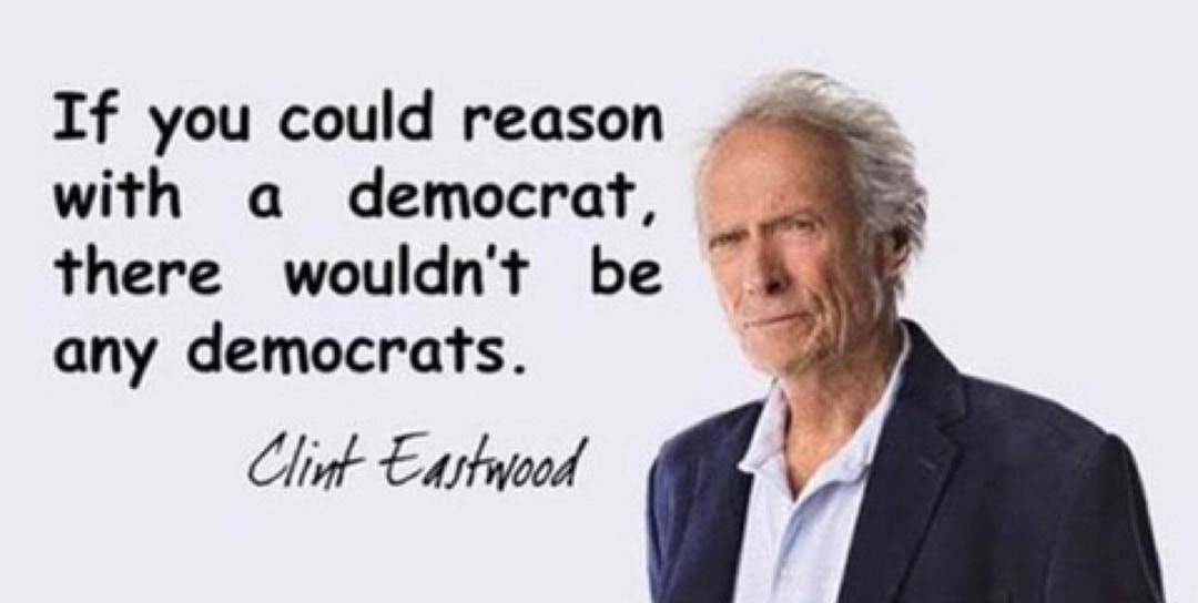Patriot_MAGA_47's tweet photo. @bennyjohnson 🚨 "If you could reason with a democrat, there wouldn't be any democrats." https://t.co/KMIFa7U32O