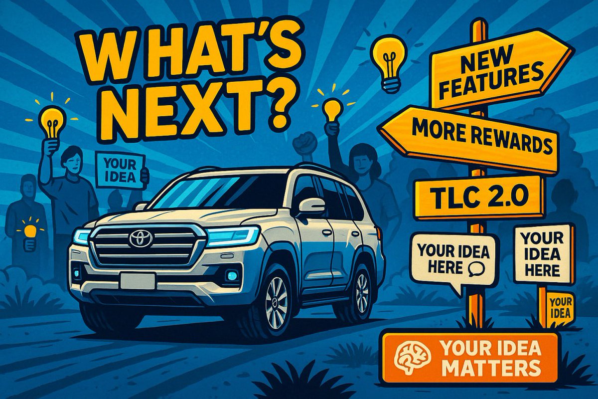 TLC_Token's tweet photo. What’s next for TLC?
Let’s ask the real ones.
If you could add one new feature to TLC Expedition —
💡 What would it be?

Drop your craziest ideas in the comments 👇
No filters. Just fun. We’re reading all of them 👀

#TLCtoken #CommunityDriven #YourIdeasMatter #TLCexpedition #TLCfam 🧠🎮✨