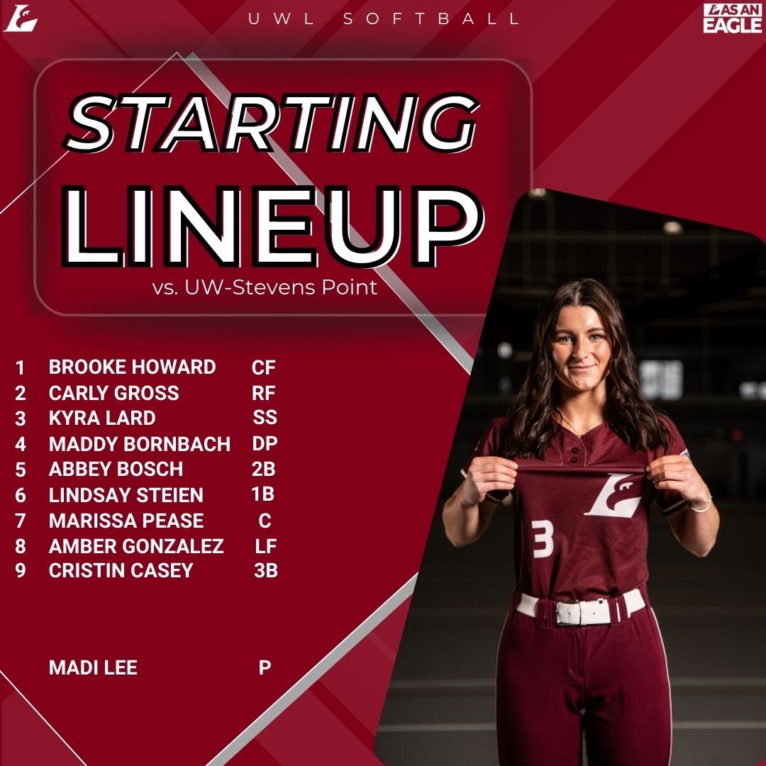 Starting lineup for Game 1 vs. UW-Stevens Point: