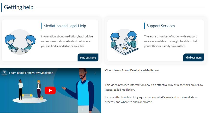 CourtsServiceIE's tweet photo. ℹ️ Family Law deals with a range of legal options relating to family and domestic matters which include separation, divorce, maintenance, arrangements for children, and domestic violence. 

You can find resources to support you here: 
https://t.co/ZR3FYTMtWI https://t.co/C6E5Ap0E1D