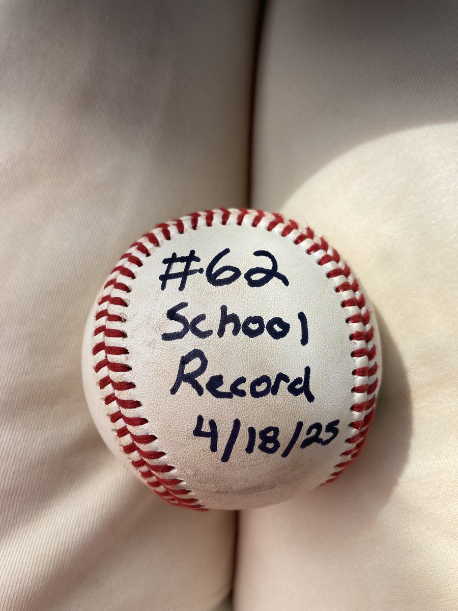 Broke the school record for Team Single Season HBPs yesterday in game 1. Super proud of our boys and their toughness and willingness to help the team win.