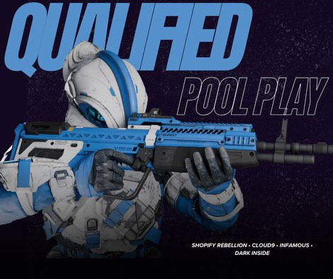 We make it to Pool Play- Our job isn’t done! 

We face off against:
 <a href="/ShopifyRebels/">Shopify Rebellion</a> 
 <a href="/Cloud9/">Cloud9</a> 
And Infamous!