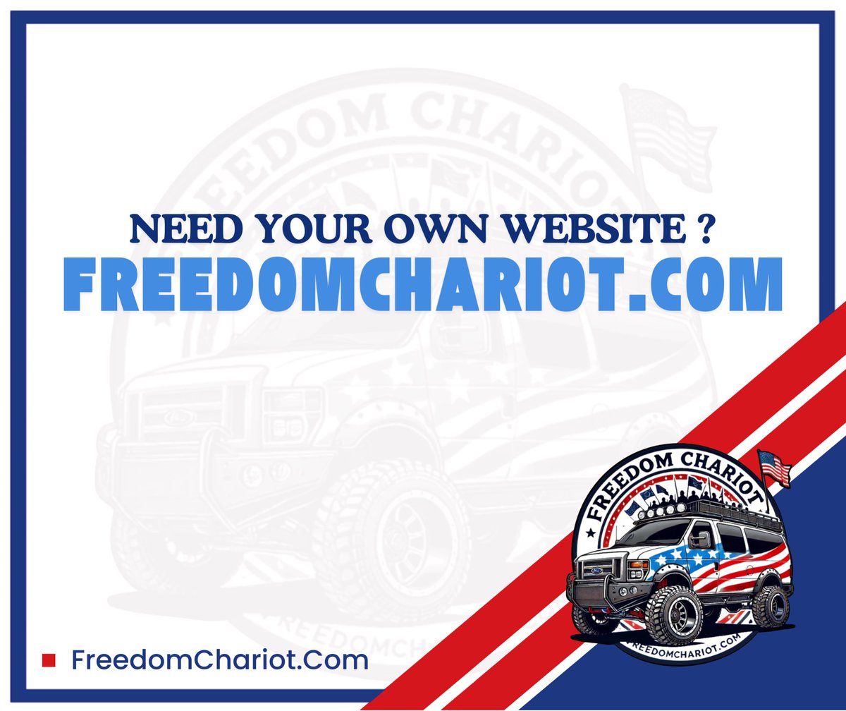 Official DVS 7.0🔥🔥🔥 (@dvs7_0) on Twitter photo Need Your Own Website?
Visit FreedomChariot.Com and Hit The “Website Design” Tab on the Home page carousel
Website Designed By: <a href="/BrettRaio/">Brett Raio</a> <a href="/KingdomClarity/">Kingdom Clarity</a> Need Your Own Website?
Visit FreedomChariot.Com and Hit The “Website Design” Tab on the Home page carousel
Website Designed By: <a href="/BrettRaio/">Brett Raio</a> <a href="/KingdomClarity/">Kingdom Clarity</a>
