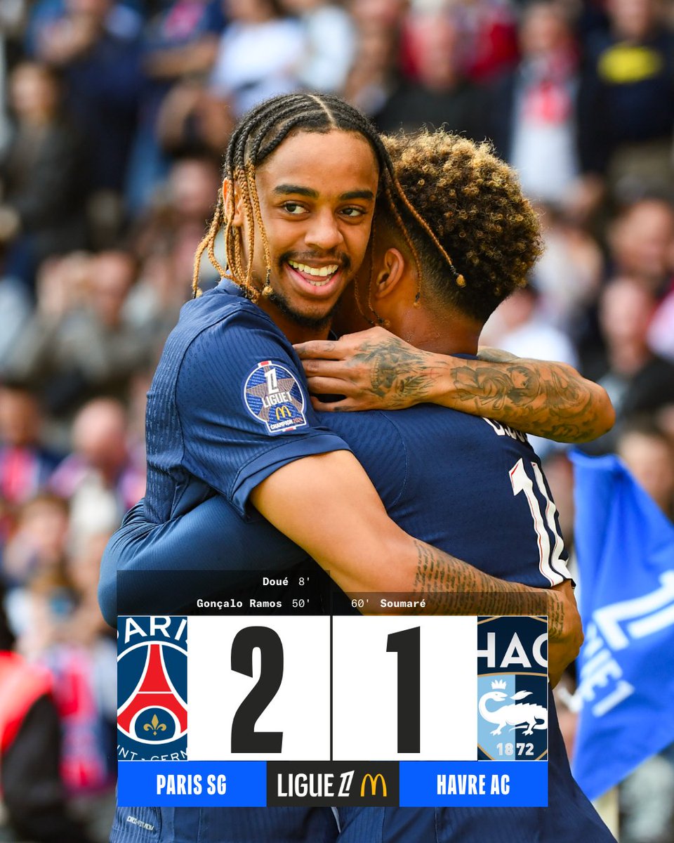 Ligue1's tweet image. 25 victoires. 5 nuls. 0 défaite 🤯

#PSGHAC