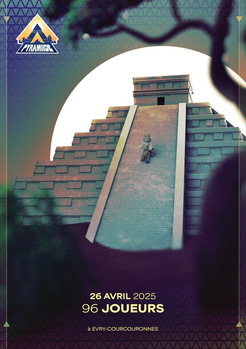 [UNE SEMAINE AVANT LA PYRAMIIDE]

Merci beaucoup de votre confiance !

Nous sommes déjà plus qu'à la moitié des inscriptions pour la Pyramiide, il ne reste plus très longtemps pour s'inscrire !

Plus de 20 setups et beaucoup de freeplay seront là !

start.gg/pyramiide-4