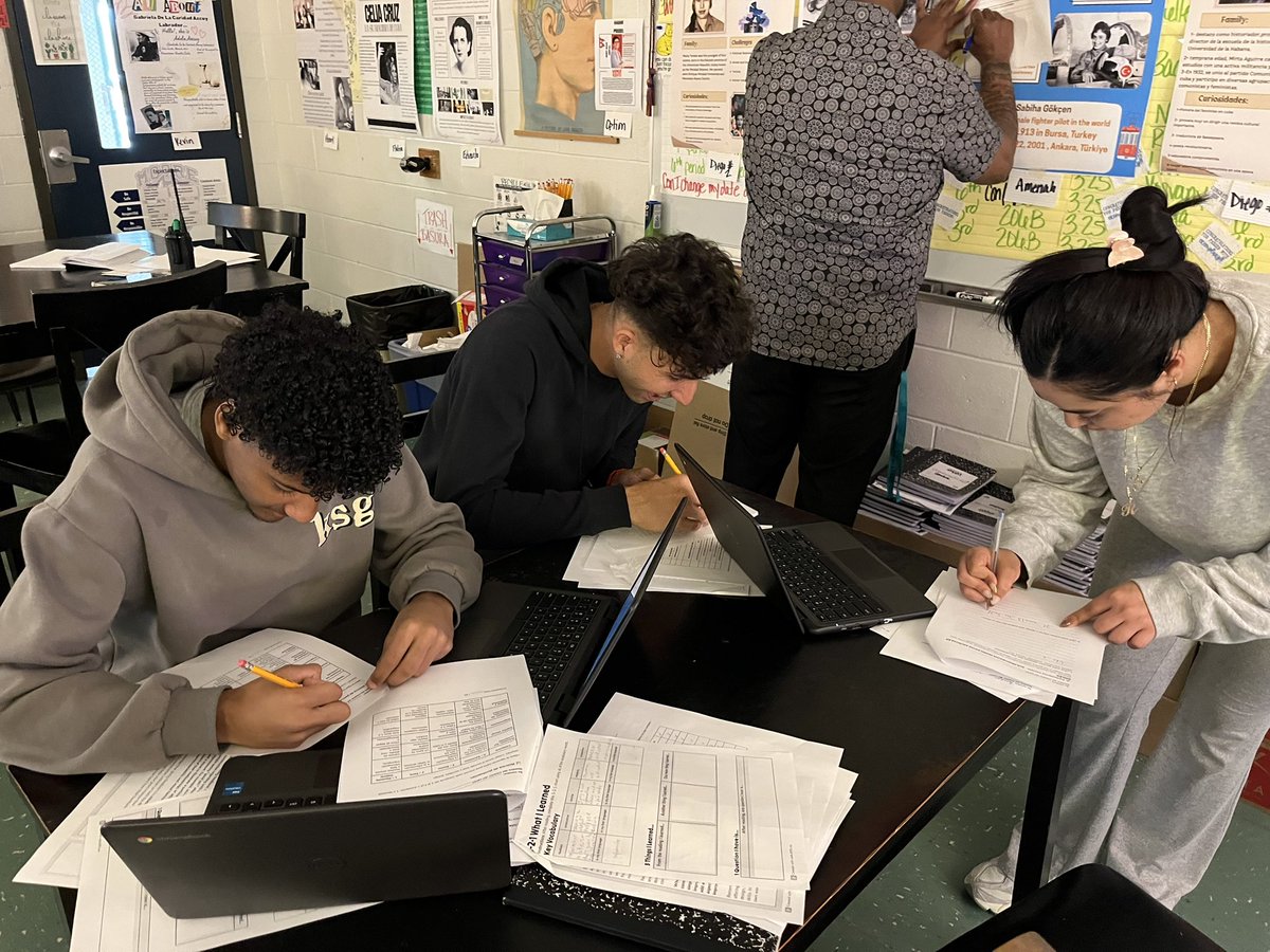 I loved seeing these brilliant ML Seniors hard at work this week!