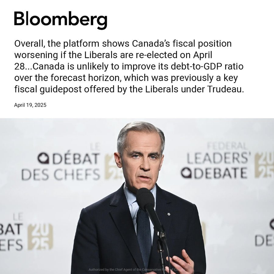 Carney-Trudeau, du pareil au même? Et bien NON 😳 Carney vient d'annoncer qu'il est encore plus dépensier que Justin Trudeau, le Premier ministre le plus dépensier de l'histoire du Canada ! 
130 milliards de dépenses inflationnistes.  Des déficits plus gros que ceux de Trudeau!