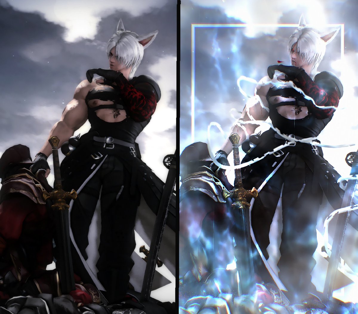 AkiraM_X's tweet photo. Before Edit -> After Edit https://t.co/tlZ37b5Zgp