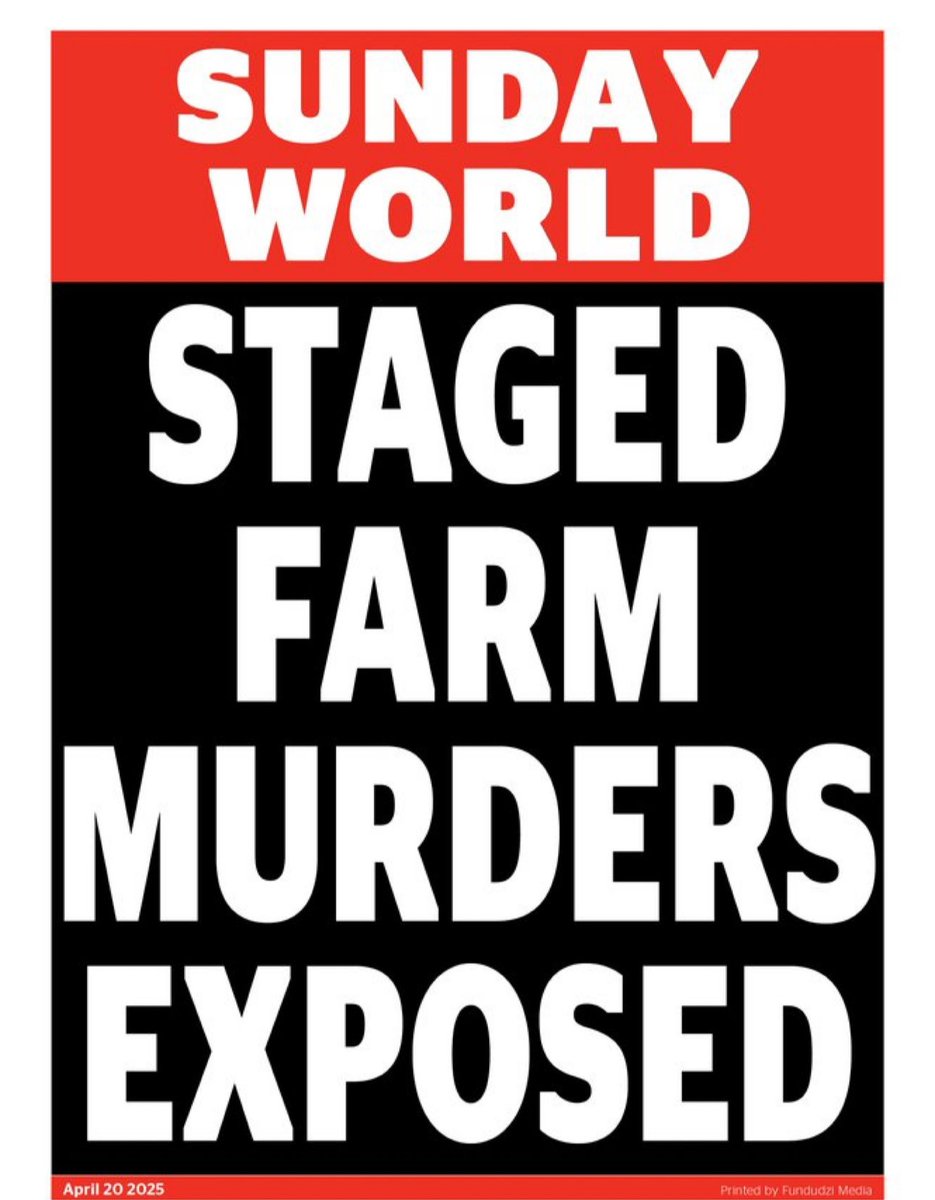 Breaking News 

Staged farm murders in South Africa exposed